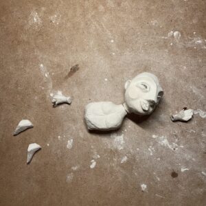 Neil Hughes Puppet Illustration | Kai the swimmer process part 1