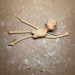 Neil Hughes Puppet Illustration | Kai the swimmer process part 2