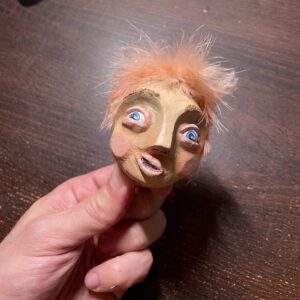 Neil Hughes Puppet Illustration | Kai the swimmer process part 3